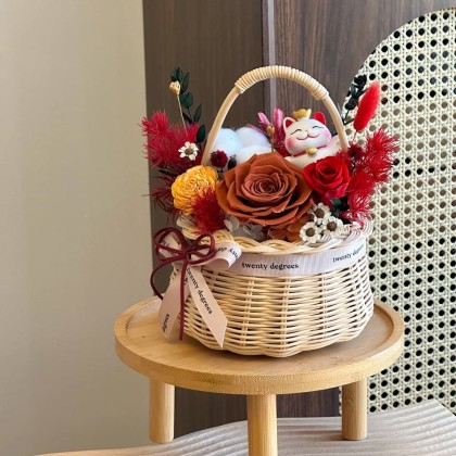 Tamako Preserved Flower Basket
